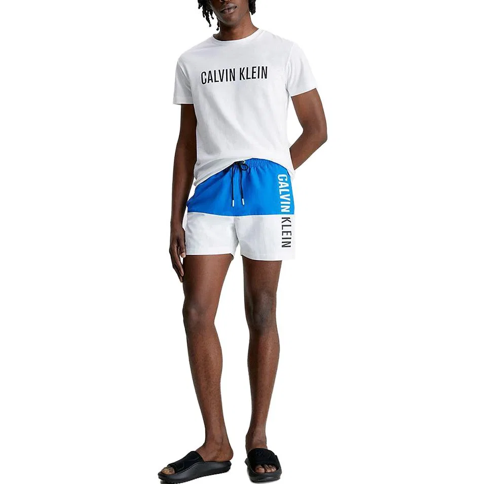 Футболка с круглым вырезом Calvin Klein White — фото 3