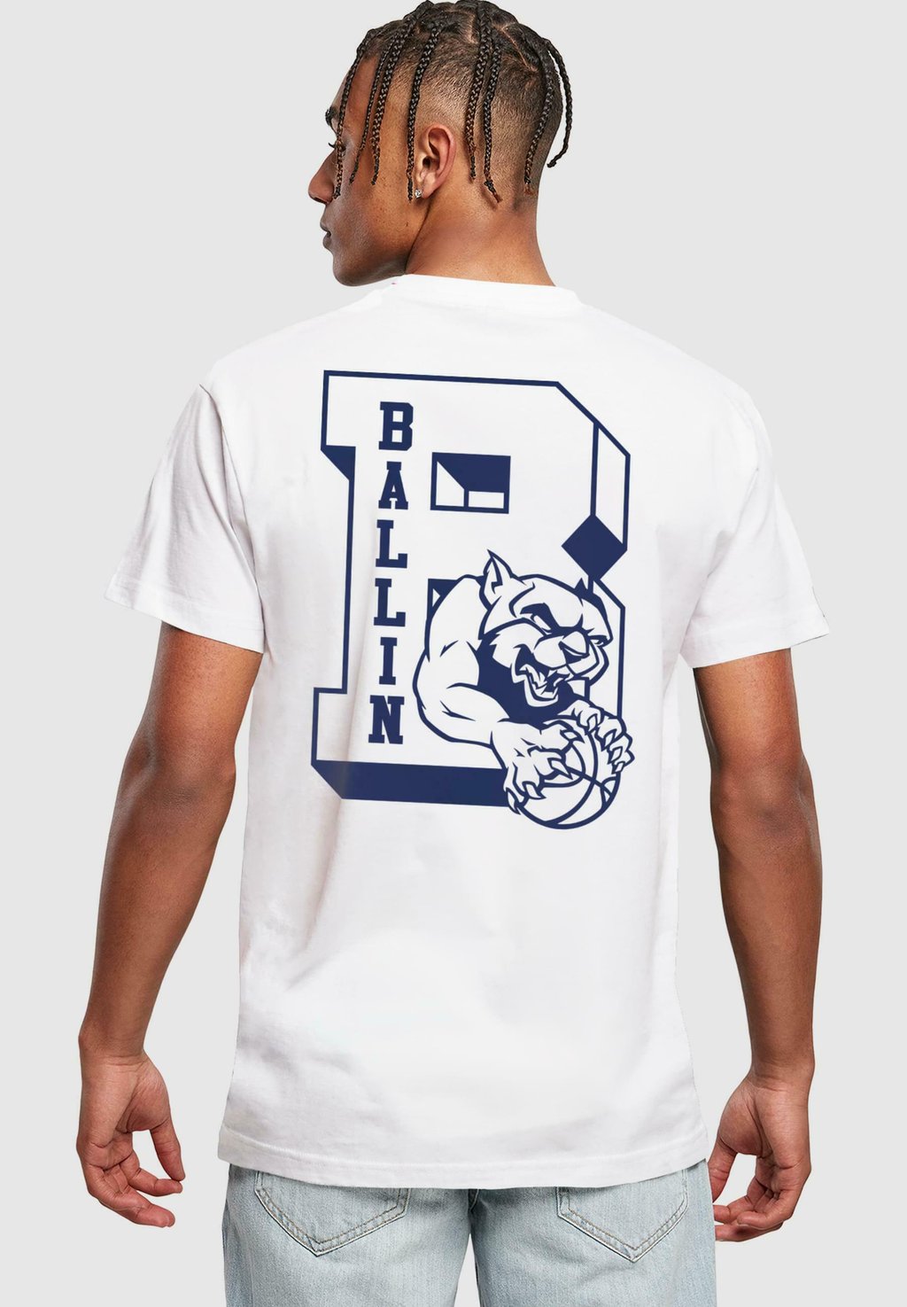 

Рубашка с принтом DEFEND THE DEN Mister Tee, белый
