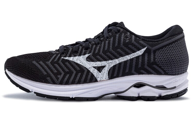 

Кроссовки Waveknit R1 женские низкие черные/белые Mizuno