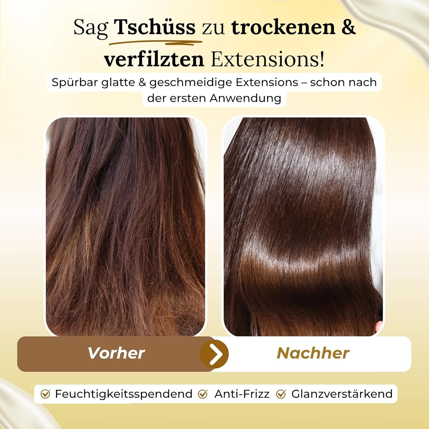 Шампунь для наращенных волос «Repair Gold Collection» от Rubin Extensions Rubin Extensions — фото 3