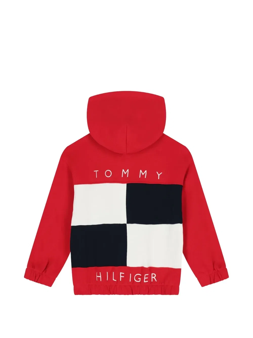 Толстовка на молнии с капюшоном Tommy Hilfiger Junior, красный — фото 2