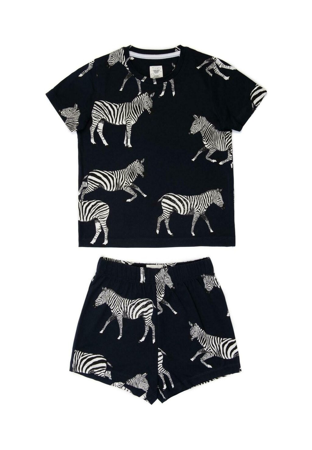 

Комплект одежды для сна ZEBRA PRINT CREWNECK SET Chelsea Peers, цвет navy