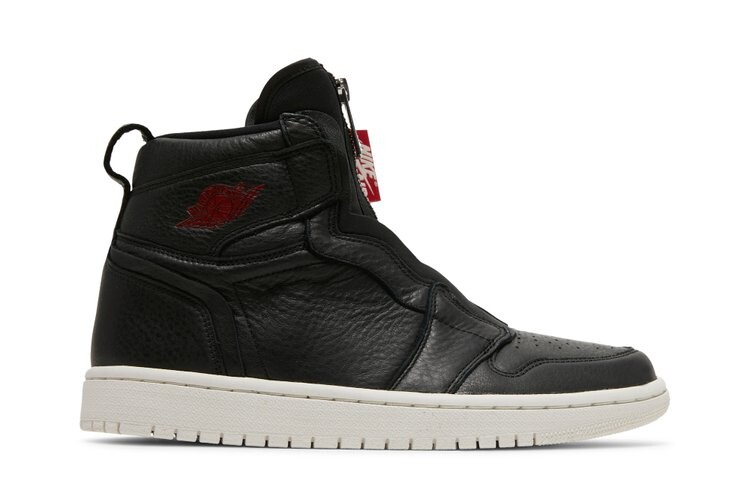 

Кроссовки Air Jordan Wmns Air Jordan 1 Retro High Zip 'Black', черный