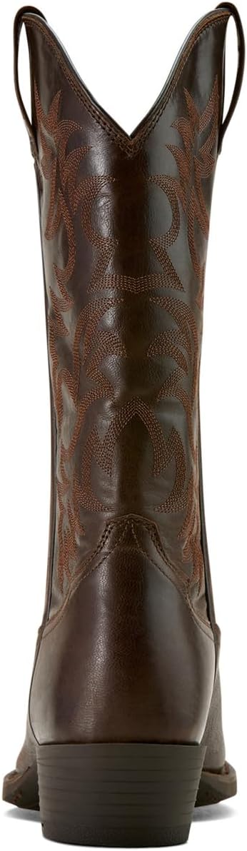 Мужские вестерн-бутсы Ariat Heritage с круглым носком 13 цвета обожженного шоколада — фото 4