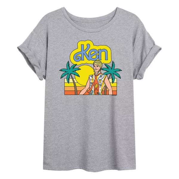

Оверсайз футболка Cali Sunset Ken для подростков Barbie, серый