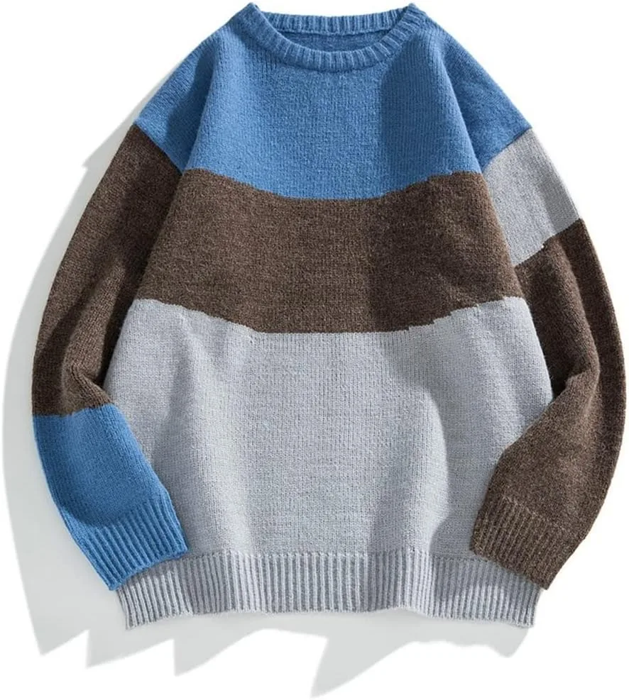 

Теплый свитер мужской O-Neck поло HEYDHSDC