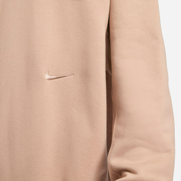 Толстовка sportswear premium fleece sweatshirt 'tan' Nike, бежевый — фото 3