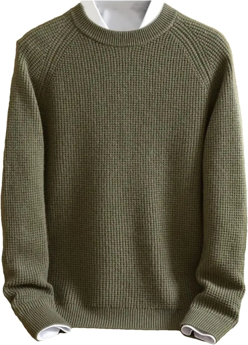 

Толстый кашемировый свитер мужской с круглым вырезом