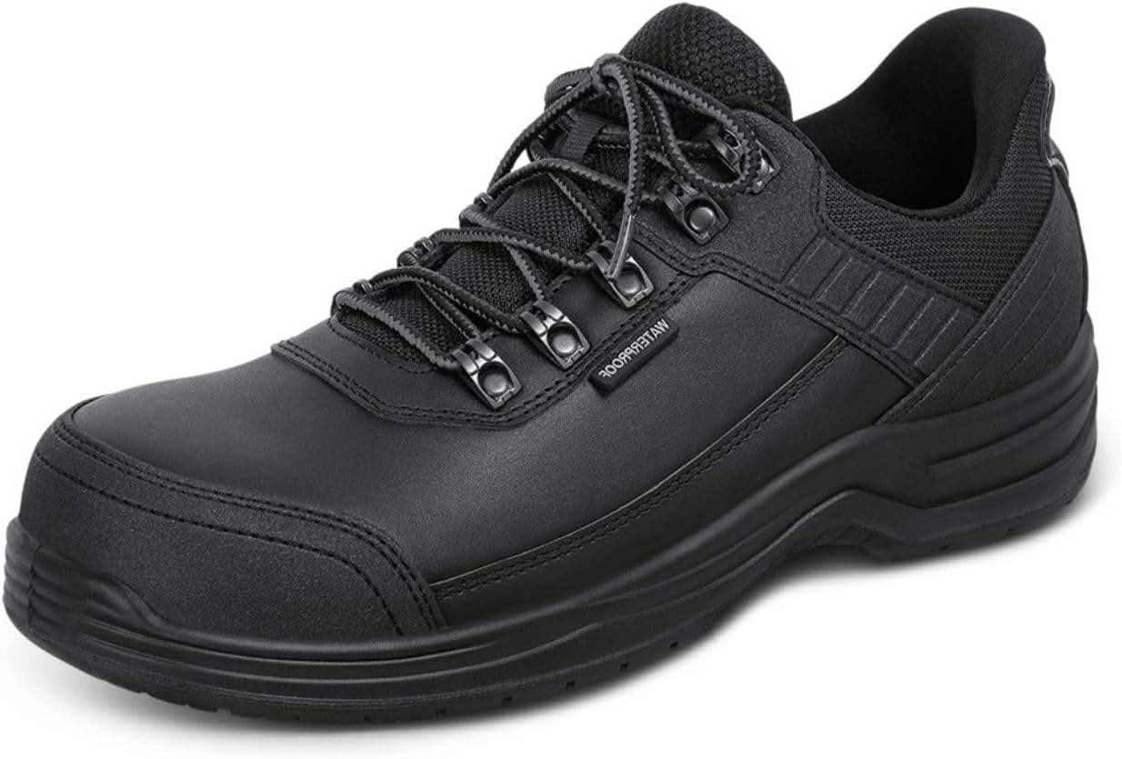 

Мужские ортопедические кожаные ботинки Orthofeet Slate без шнурков, черный