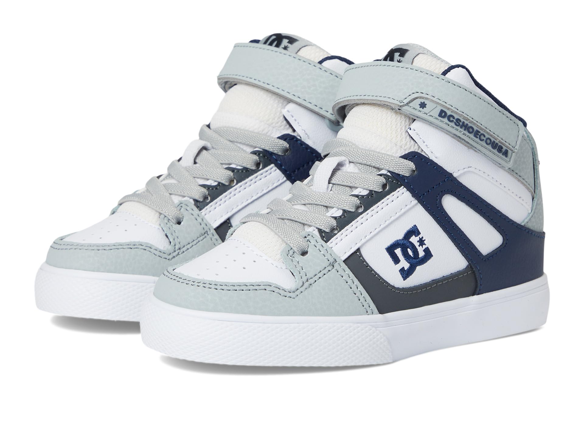 

Кроссовки DC Kids Pure High-Top Ev, Grey/Blue/WhiteSee Less