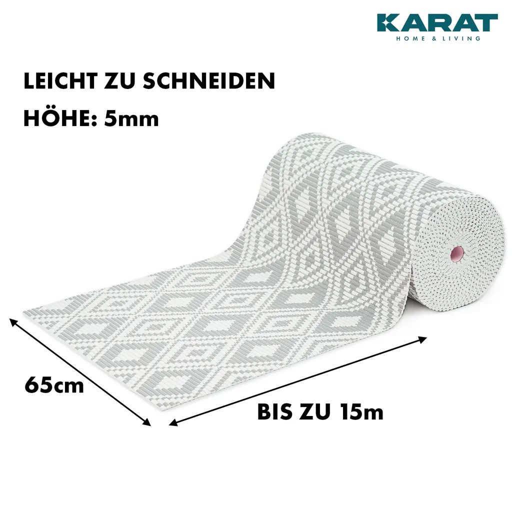 

Коврик для ванной Floordirekt, серый