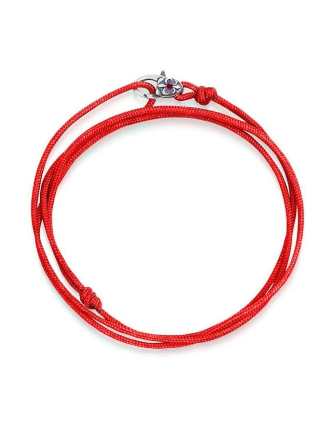 

Браслет Fleur-de-Lis с тиснением Nialaya Jewelry, красный