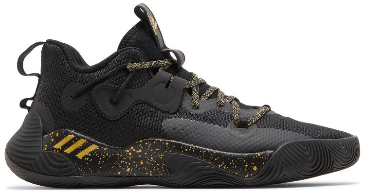 

Кроссовки adidas Harden Stepback 3 'Black Gold Metallic', черный