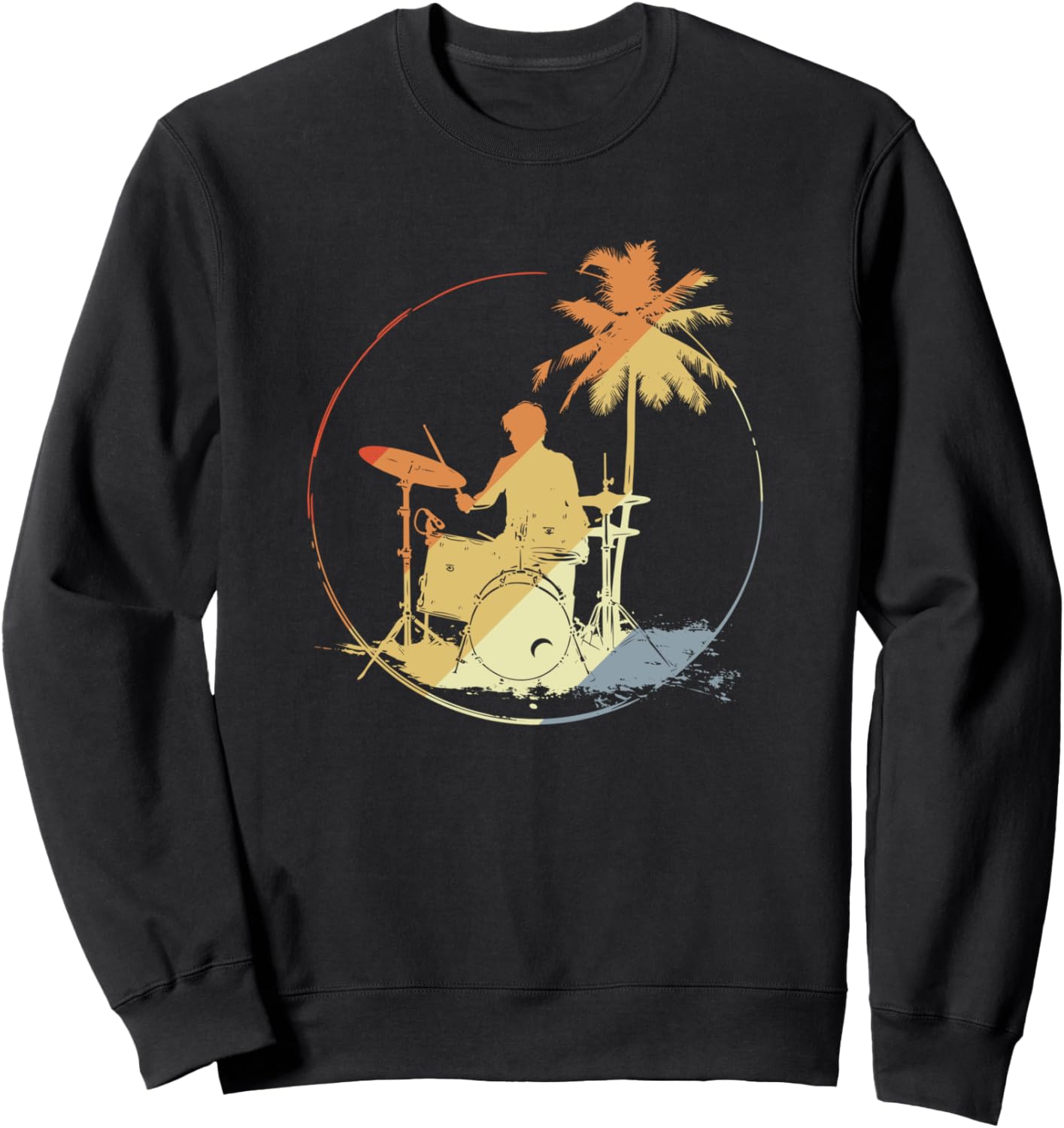 

Толстовка с изображением электронных барабанов в стиле ретро для барабанщика Funny Music Lover T-Shirts And Gifts, черный