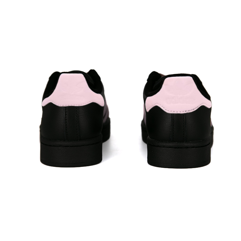 Superstar 2 устойчивые к истиранию низкие детские скейтбординг кроссовки pink unisex Adidas Originals, черный — фото 4