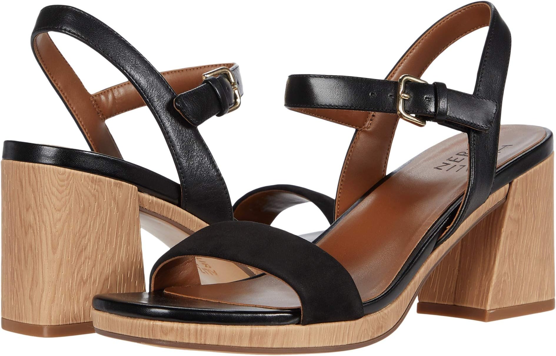 Сандалии Naturalizer Rose, цвет Black Nubuck Leather