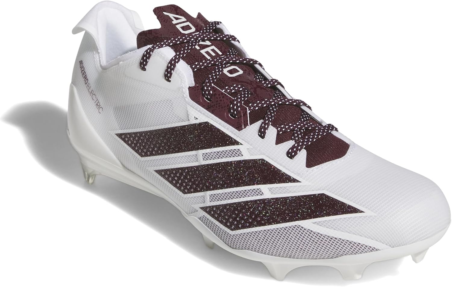 Мужские кроссовки Adidas Adizero Electric, белый/бордовый — фото 4