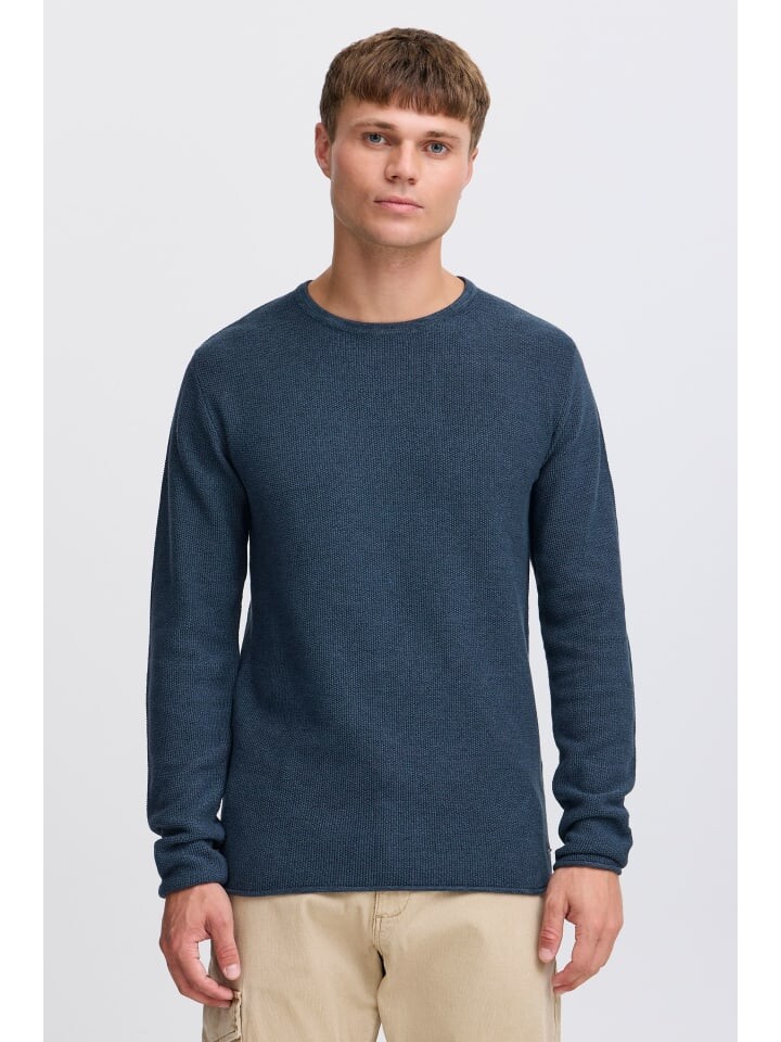 

Пуловер INDICODE Strickpullover IDJadas 35841MM lässiger Strickpullover, темно-синий