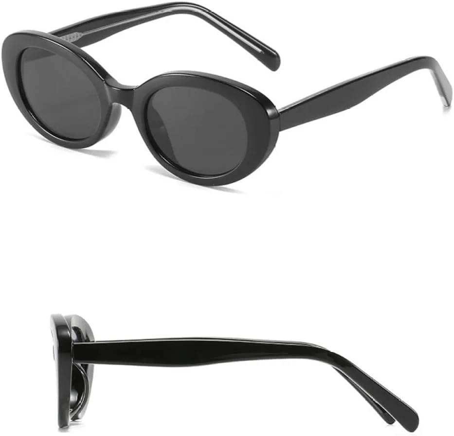 

Женские солнцезащитные очки овальной формы, модные, винтажные, прозрачные, конфетного цвета, мужские солнцезащитные очки UV400, голубые и розовые MTZJH, White Gray