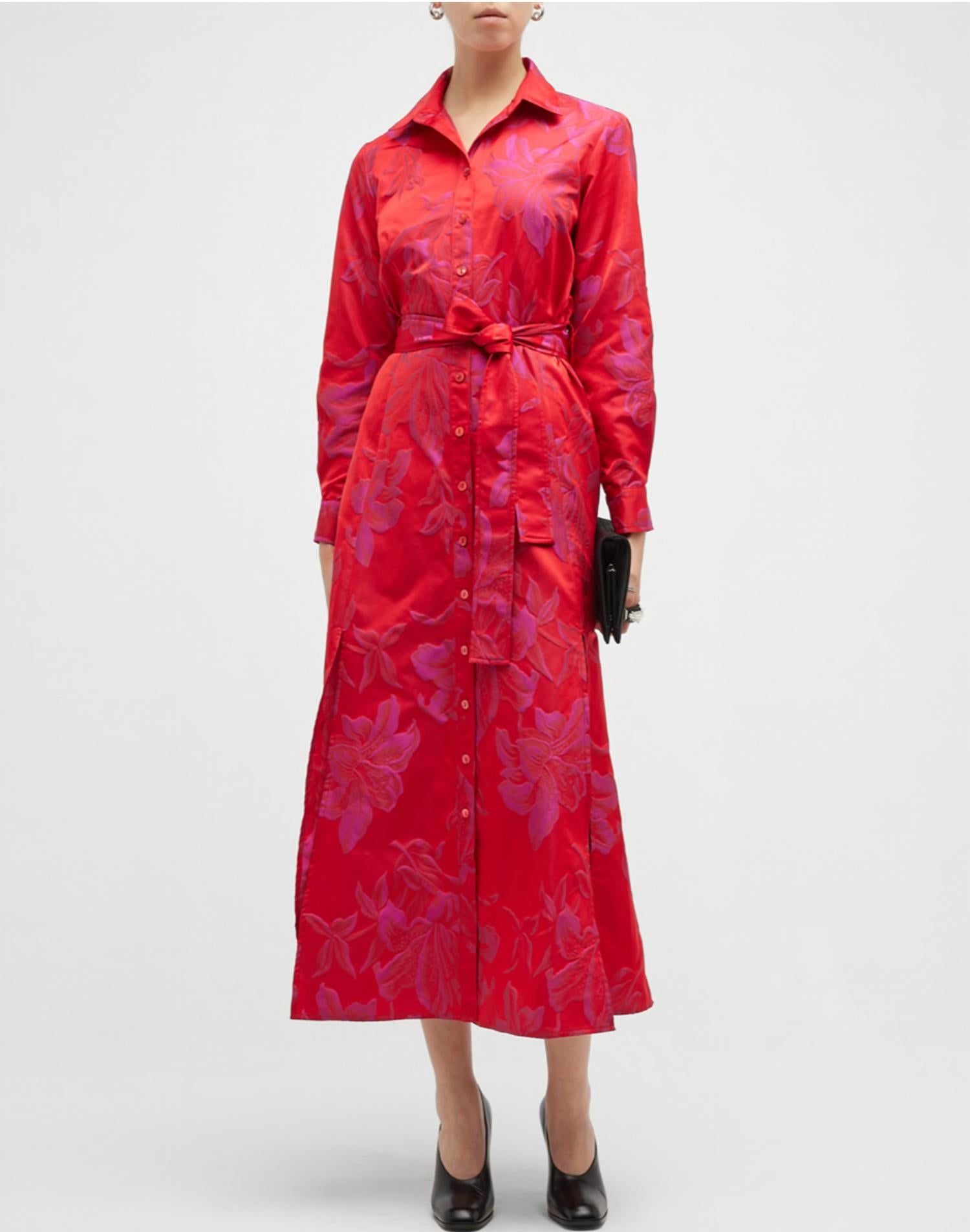 

Платье Laine Self-Tie из жаккарда Wild Orchid Finley, цвет wild orchid jacquard