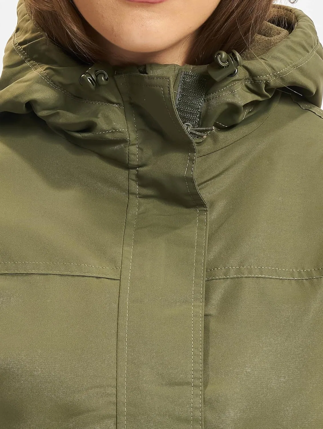Куртка женская Brandit Woodland Camo, Olive — фото 4