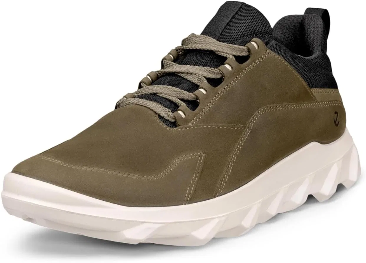 Мужские кроссовки ECCO MX Low 2.0 на шнуровке, Tarmac Oil Nubuck