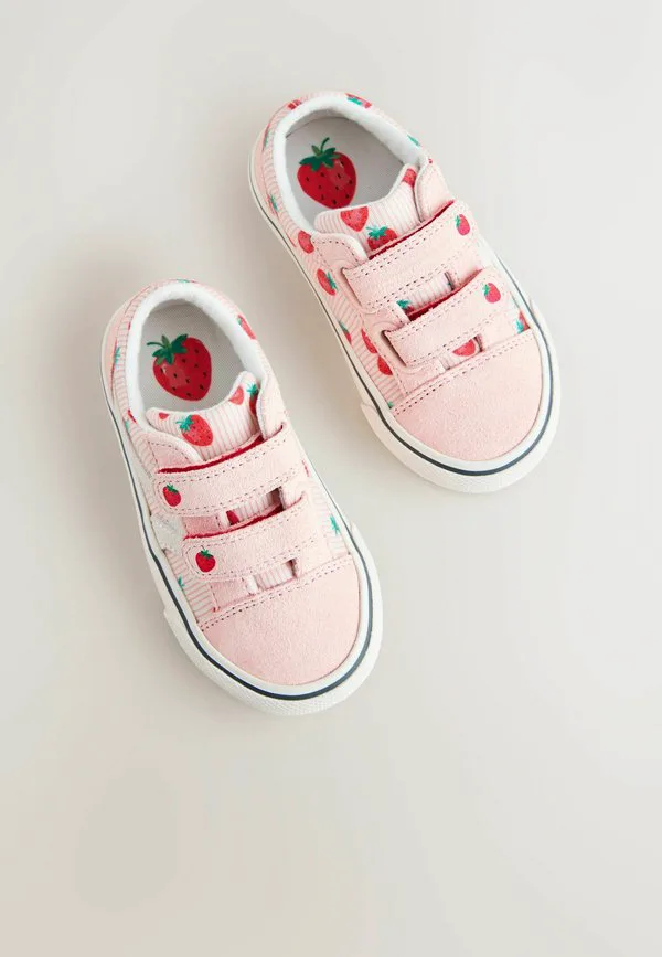 Широкие кроссовки на липучках Next, Pink Strawberry — фото 2