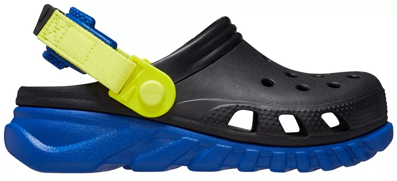 

Детские сабо Crocs Duet Max II, цвет Black/Blue Bolt