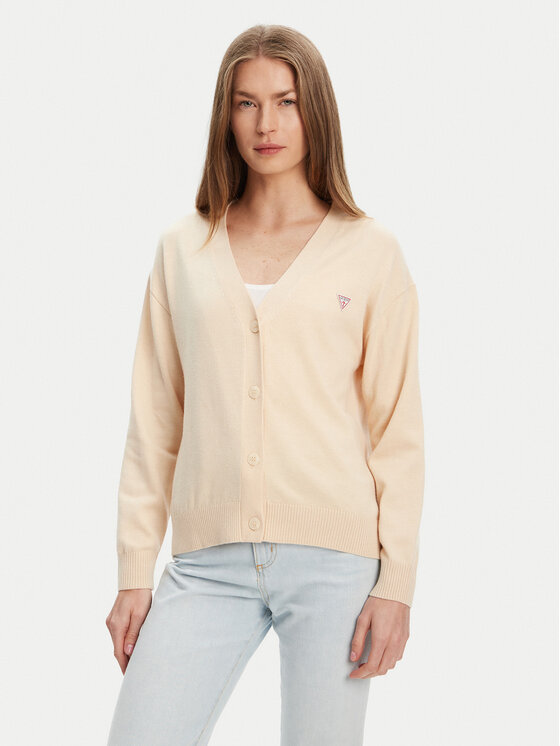 

Пуловер classic fit W4BR16 Z3HO2 Guess Jeans, бежевый