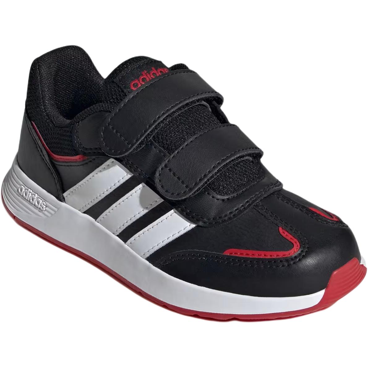 Adidas TENSAUR SWITCH низкие повседневные кроссовки black детские — фото 4