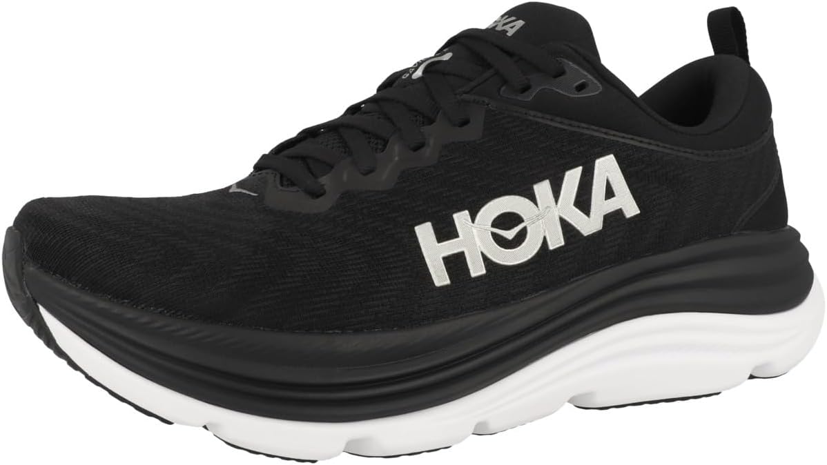 Кроссовки Hoka ONE ONE Gaviota 5 для мужчин, белый/черный — фото 4