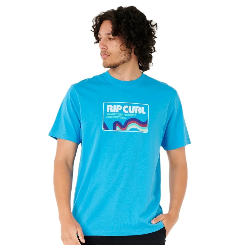 

Футболка с коротким рукавом Rip Curl Surf Revival Swirl, синий