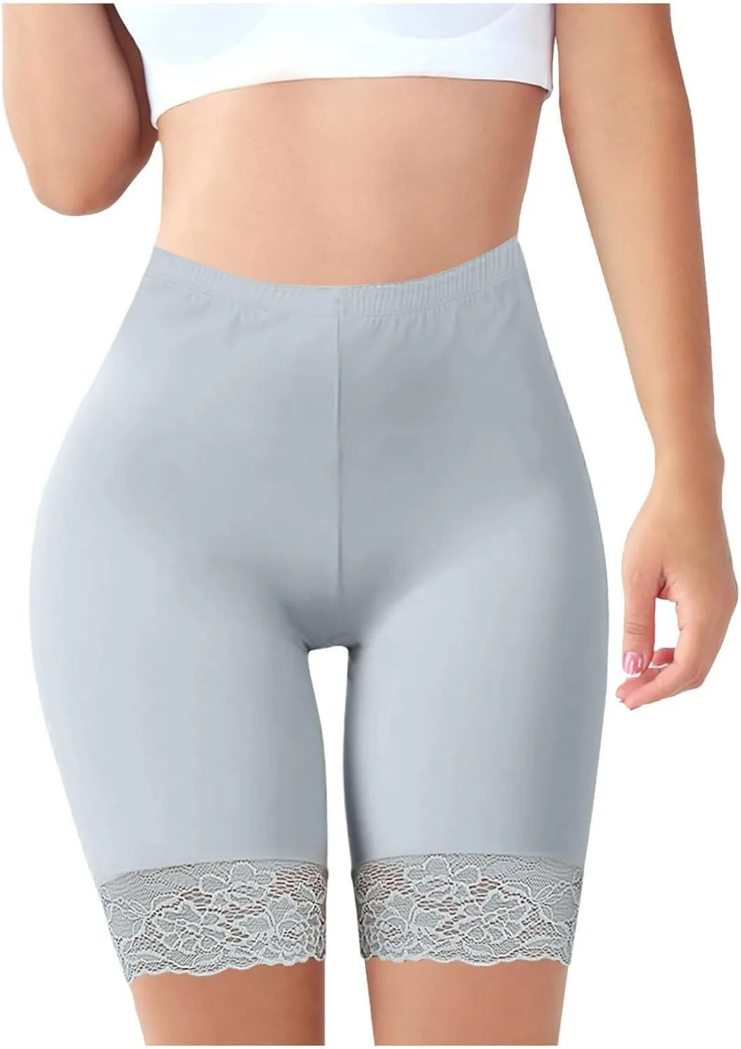 

Женские шорты-слипы Ice Silk с кружевной отделкой HGps8w