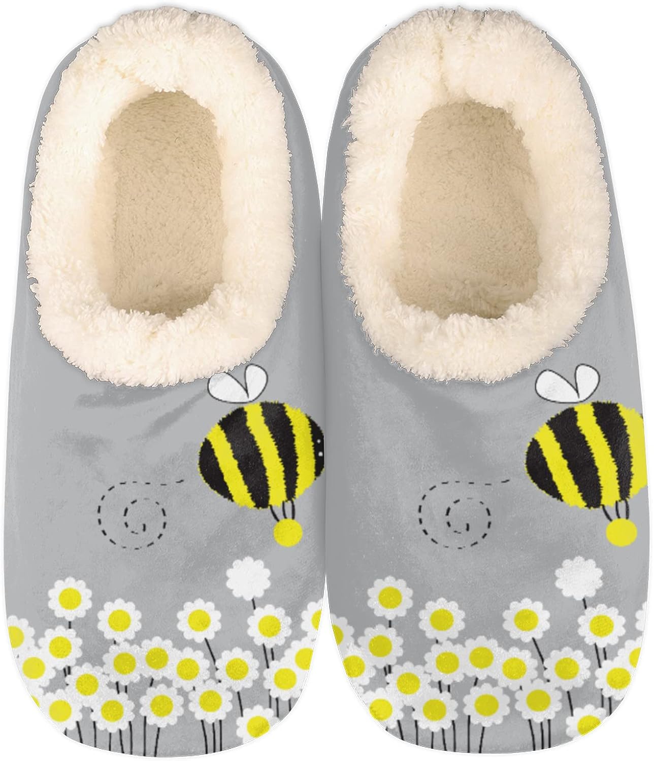 

Мягкие домашние тапочки из пеноматериала с эффектом памяти - противоскользящая обувь для дома и улицы, для женщин и мужчин Bardic, Bee