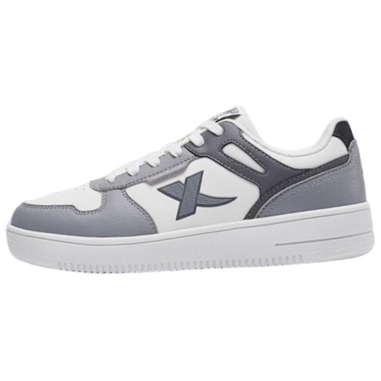 

Кроссовки XTEP Skateboarding Shoes Men Low-top Sail White / Aoki Gray / Grey, белый