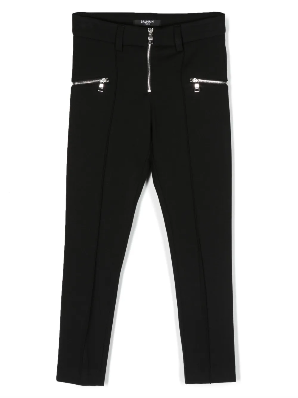 

Прямые брюки Balmain Kids, черный
