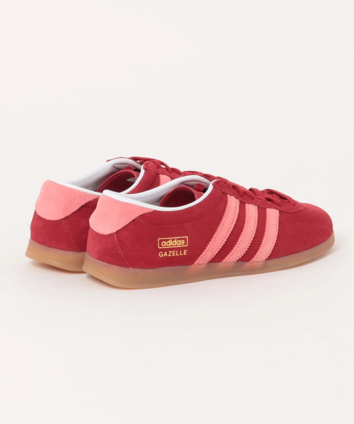 Мужские замшевые кеды Gazelle Lo Pro adidas красные — фото 2