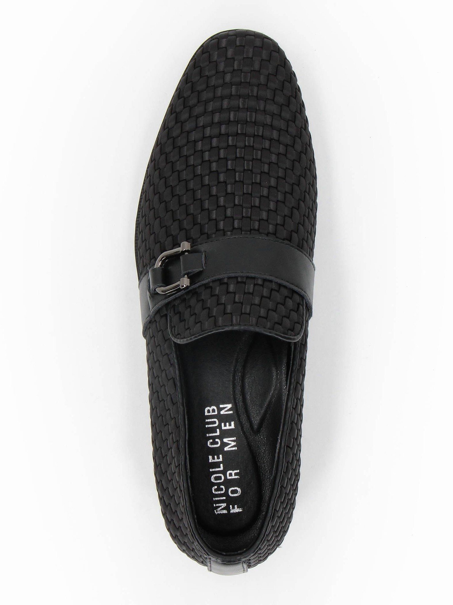 Лоферы Cord Intrecciato Bit NICOLE CLUB FOR MEN, 49 Black — фото 3