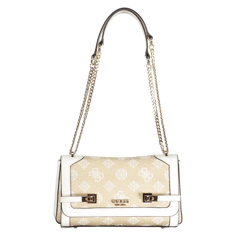 

Белая хлопковая сумочка Guess Shoes