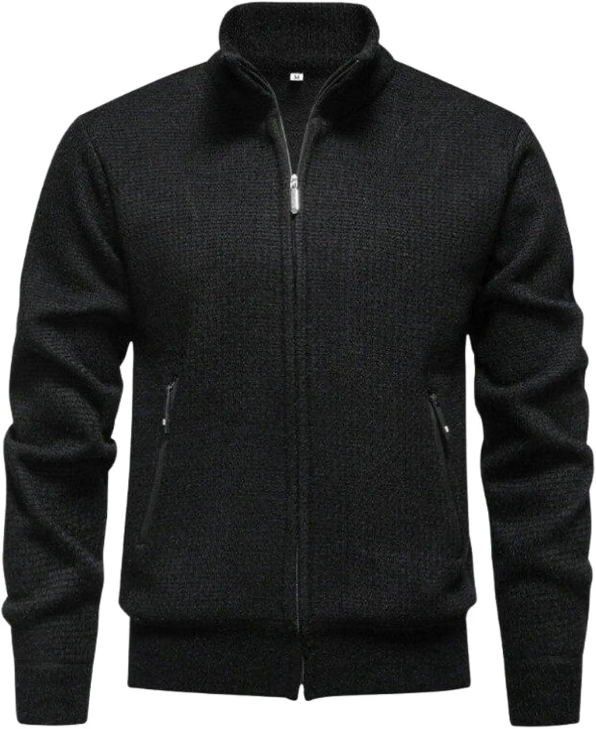 

Мужской повседневный кардиган с воротником стойкой FOLKFOLD