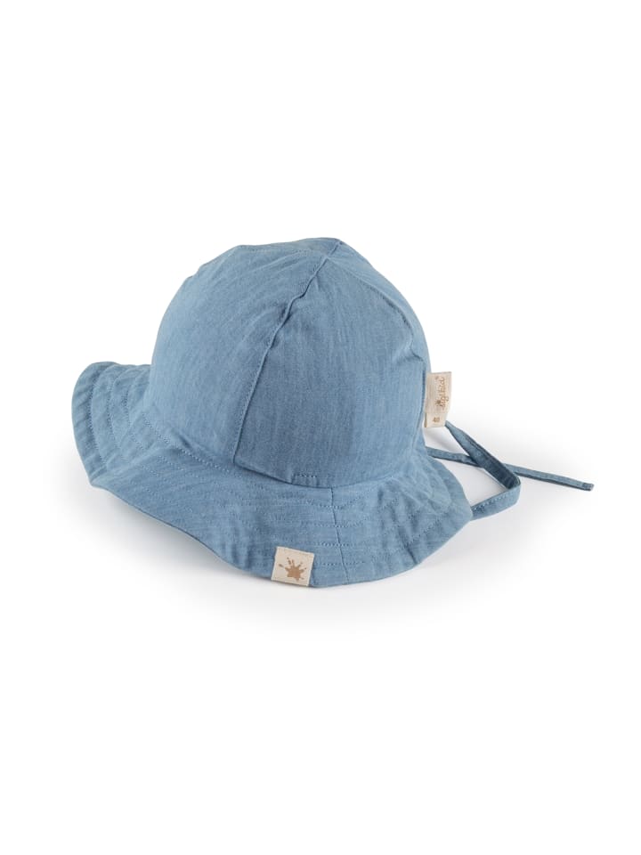 

Sigikid Шапка Savanne из шамбре светло-голубого джинсового цвета