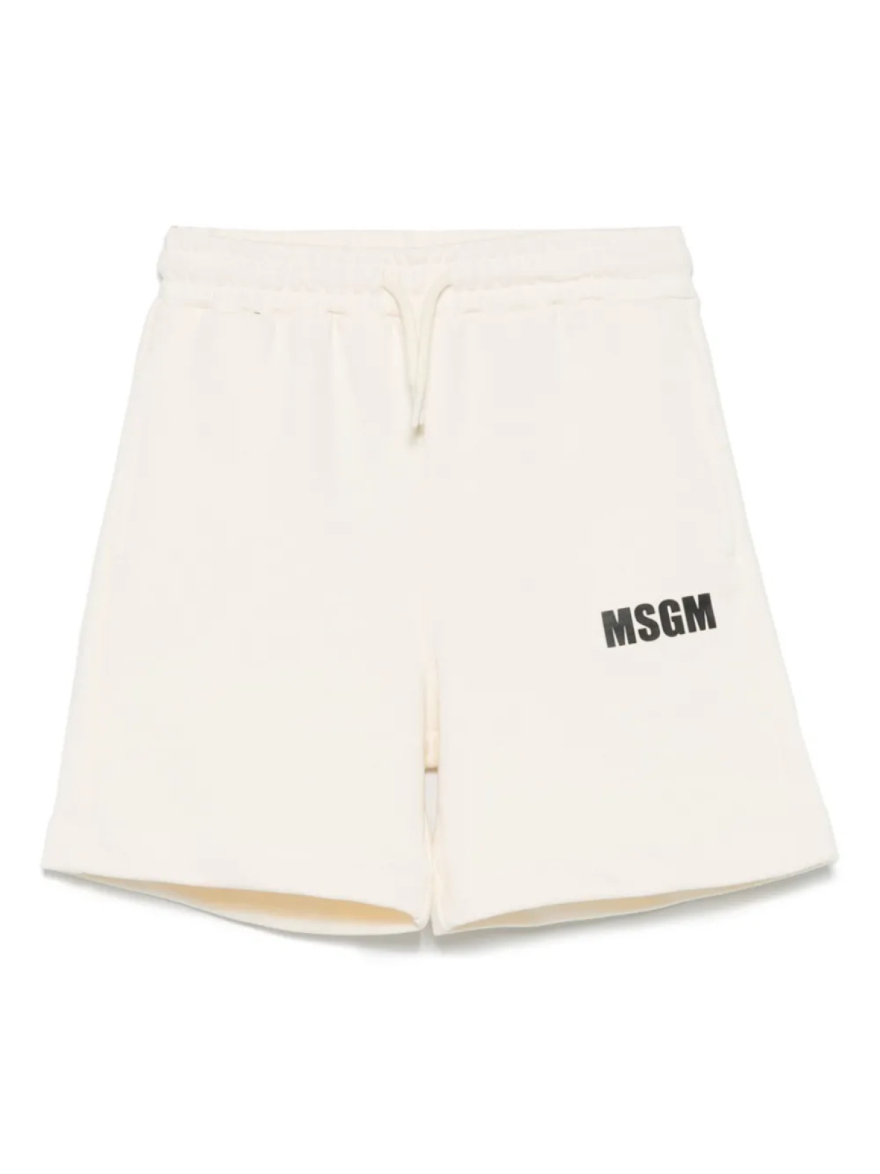 

MSGM Kids шорты с логотипом, белый