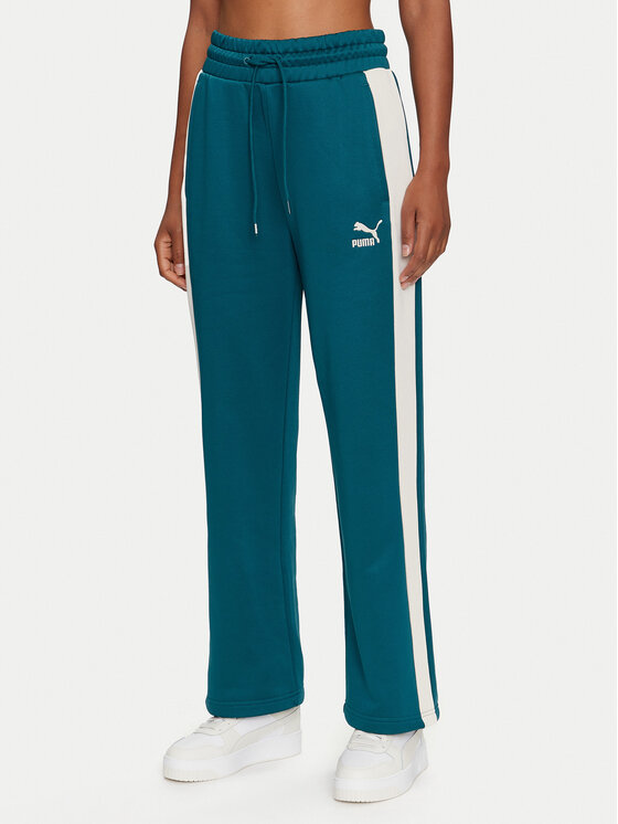 

Спортивные брюки straight leg Iconic T7 627996 Puma, зеленый