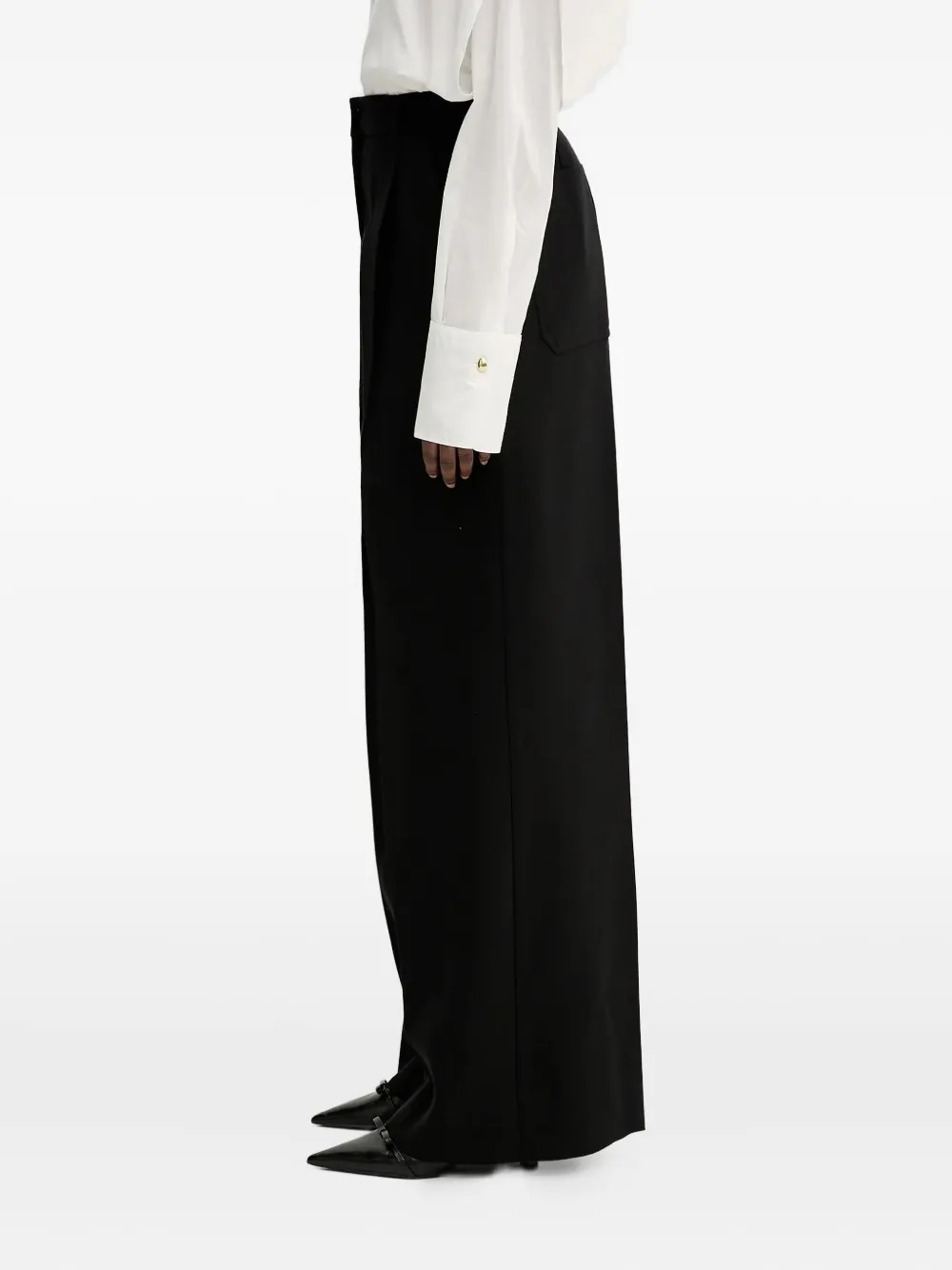 

Плиссированные брюки SPORTMAX, черный