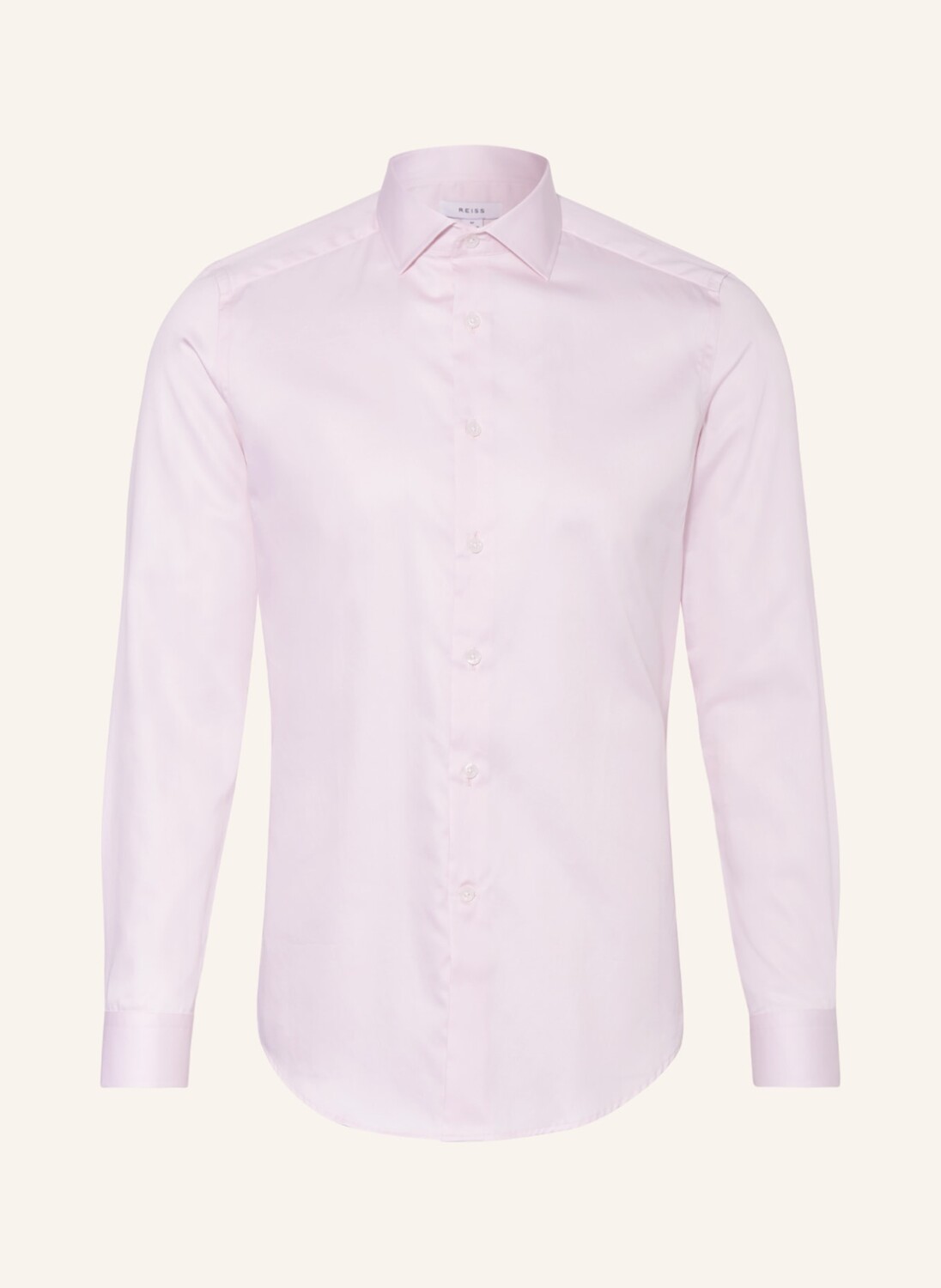 

Рубашка REISS REMOTE Slim Fit, светло-розовый
