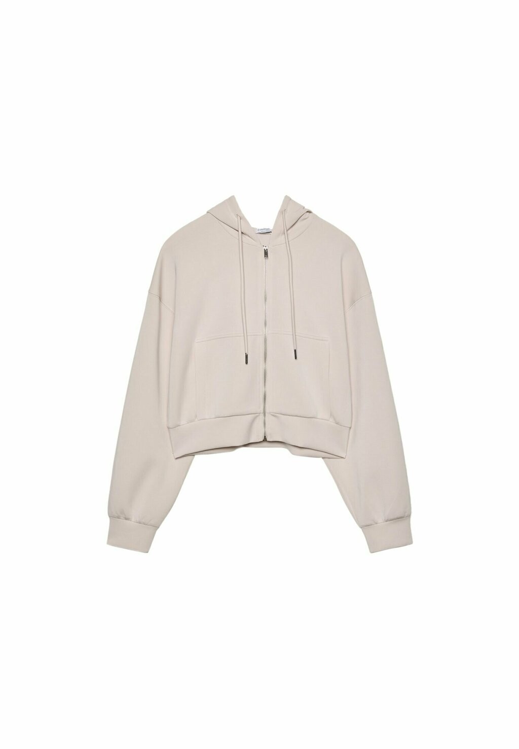 

Толстовка на молнии SOFT TOUCH HOODED Stradivarius, цвет Stone