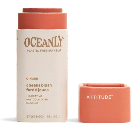

Легкие румяна-стики Oceanly Plastic-Free без диоксида титана Attitude