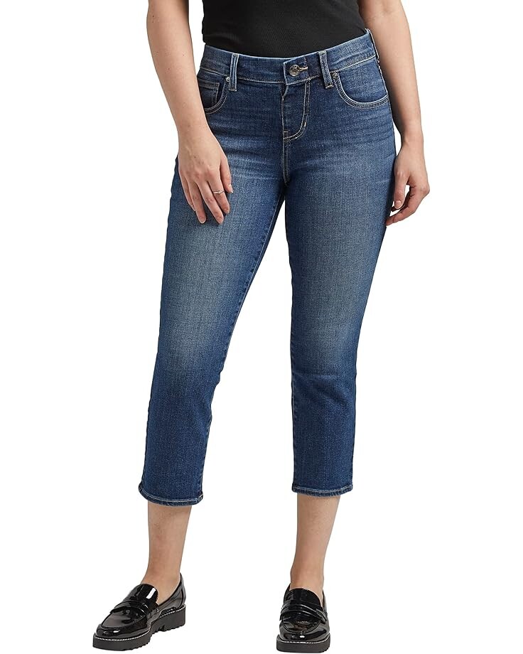 

Джинсы Jag Jeans Maya Mid-Rise Capris, цвет Night Blue