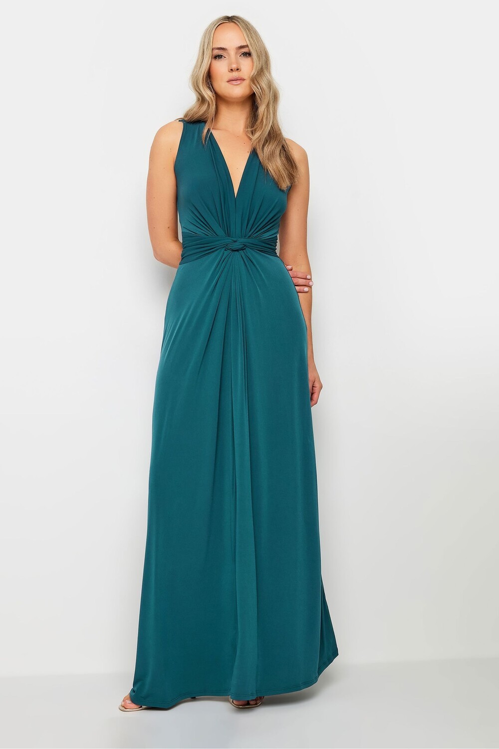 

Платье без рукавов с завязкой спереди Long Tall Sally, зеленый