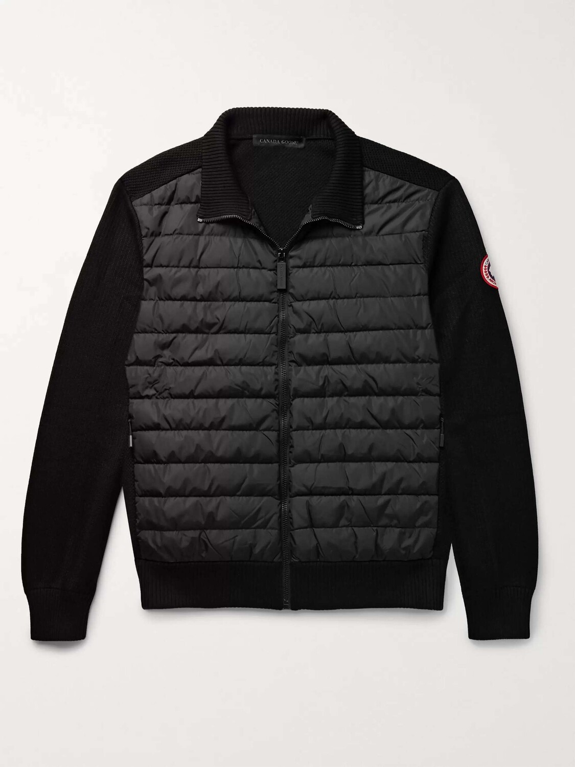 

Куртка HyBridge Slim-Fit из стеганого пуха и мериносовой шерсти CANADA GOOSE, черный